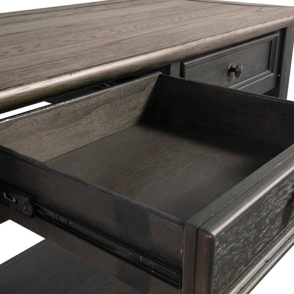 Ashley Tyler Creek Sofa Table in Grayish Brown and Black, , large
