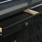 Pacific Landing Lorient Glam Dresser and Mirror in Black, , large
