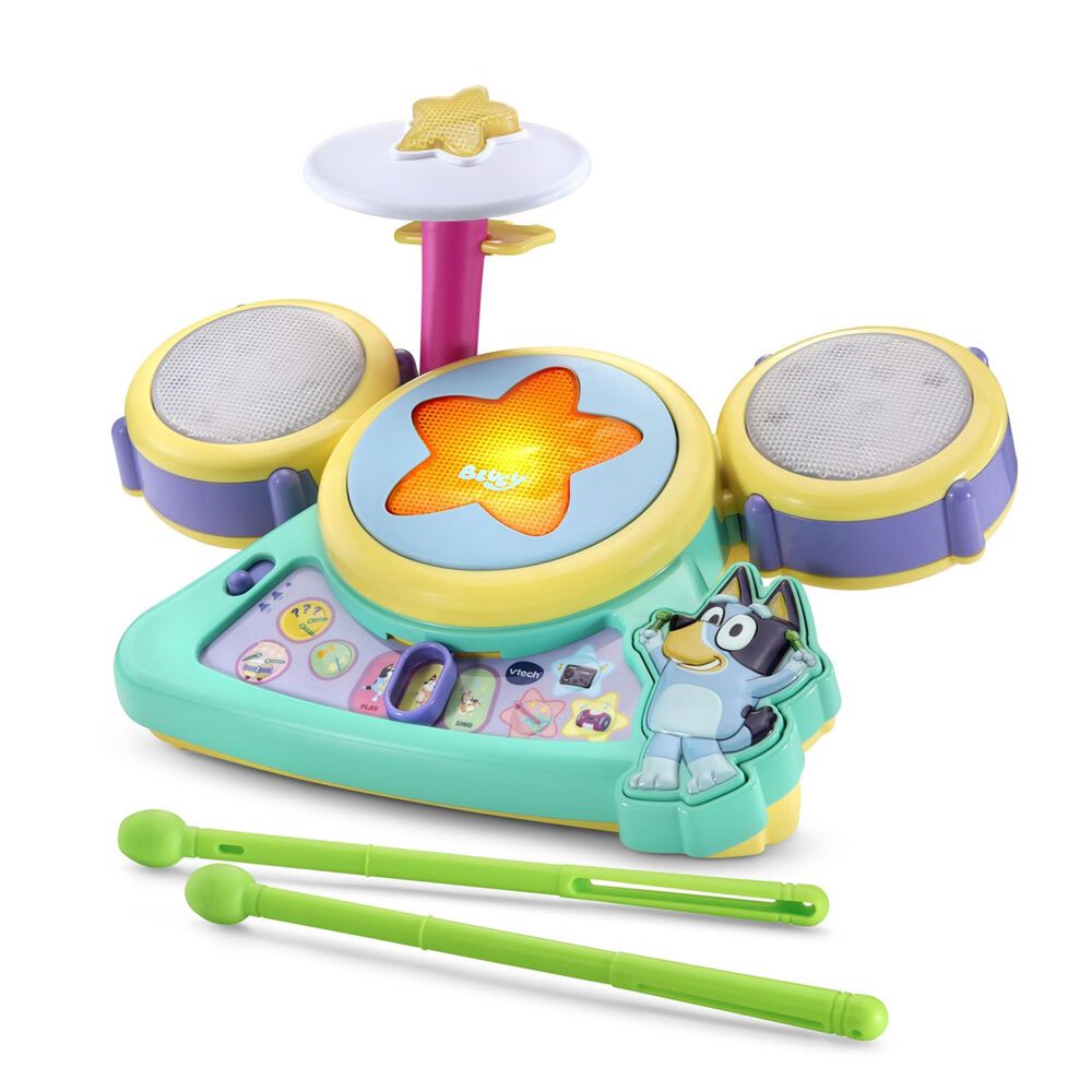 Vtech Bluey Hooray Drum Set, , large