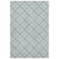 Dalyn Rug Company Soft Essentials Plaid Sky 9" x 12" Indoor/Outdoor Area Rug, , large