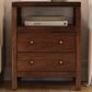 Butler Specialty Company Nora 2 Drawer Nightstand with Open Shelf in Walnut, , large