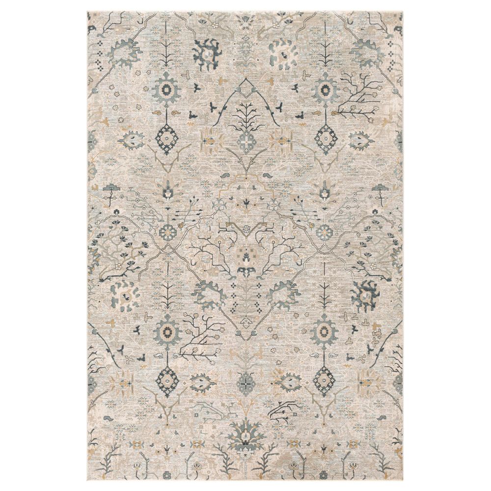 Surya Brunswick 6"7" x 9"6" Sage, Khaki, Denim and Green Area Rug, , large