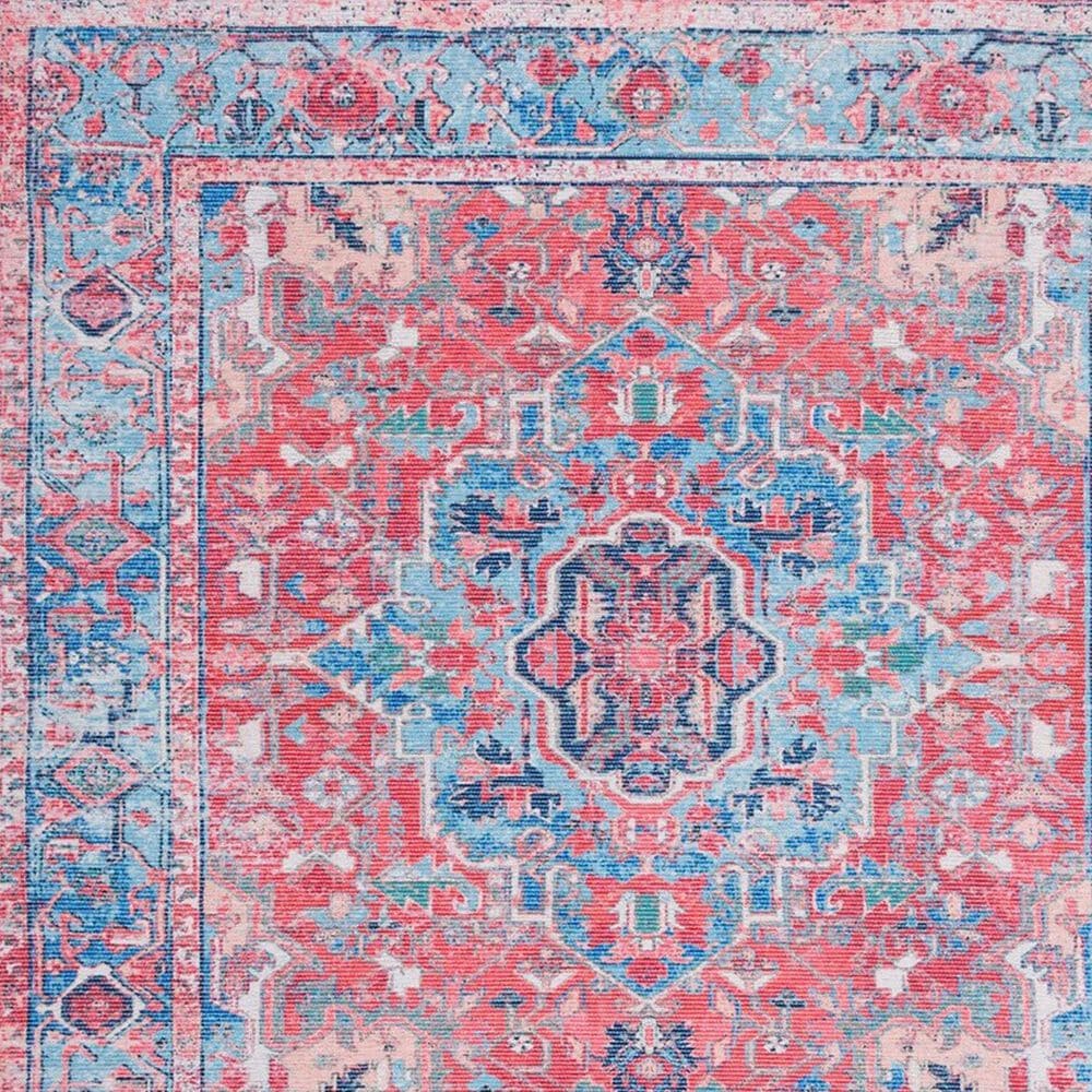 Safavieh Serapi  8&#39; x 10&#39; Light Blue and Red Area Rug, , large