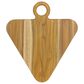 Lipper Teak Triangular Paddle Board in Honey Brown, , large