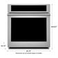 Monogram 27" Smart Electric Convection Single Wall Oven Statement Collection - Stainless Steel, , large