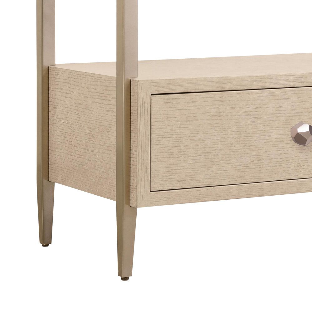 Hooker Furniture Westwood 2-Drawer Nightstand in Polished Limestone and Radiance, , large