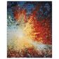 Nourison Chroma CRM02 9"9" x 12"8" Red Flare Area Rug, , large