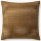 Loloi 18" Square Throw Pillow in Mustard and Beige, , large