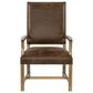 Hooker Furniture Big Sky Arm Chair in Vintage Natural and Charcoal, , large