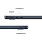Apple MacBook Air 13-inch Laptop M4 chip - 10 Core CPU - 10 Core GPU - 24GB Memory - 512GB SSD - Midnight (Latest Model), , large