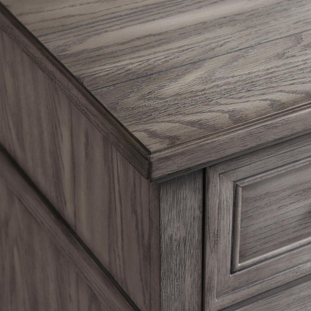 Hawthorne Furniture Forge 2 Drawer Nightstand in Pewter, , large