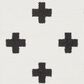 Surya Moroccan Shag MCS-2306 2" x 3" Black and White Area Rug, , large