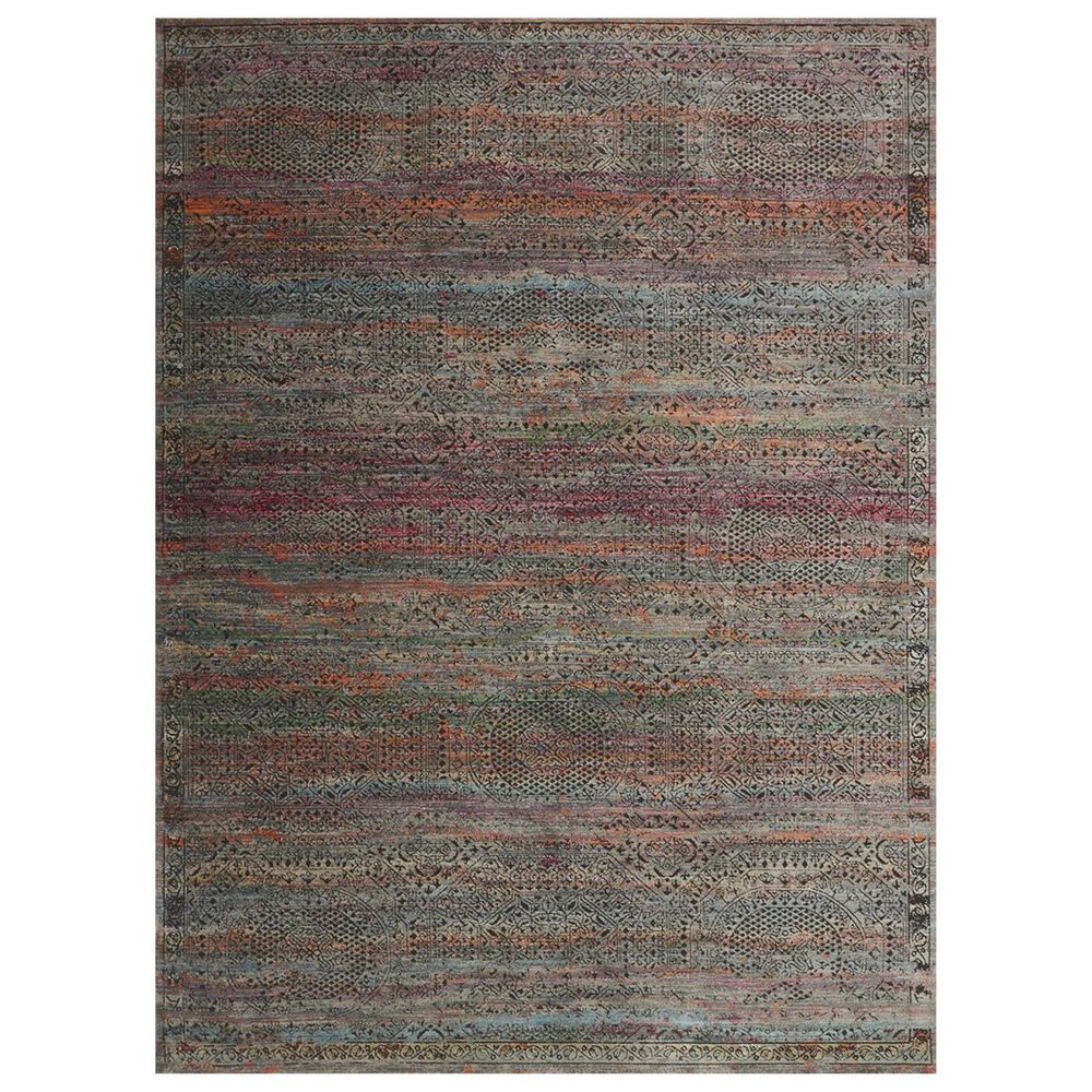Loloi Javari JV-02 9&#39;6&quot; x 12&#39;6&quot; Charcoal and Sunset Area Rug, , large