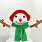 HOMLUX 3-Piece Snowman Set with LED Lights in White, , large