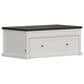 Richlands Furniture Soren Lift Top Dream Console with Twin Convertible Bed in White and Brown, , large