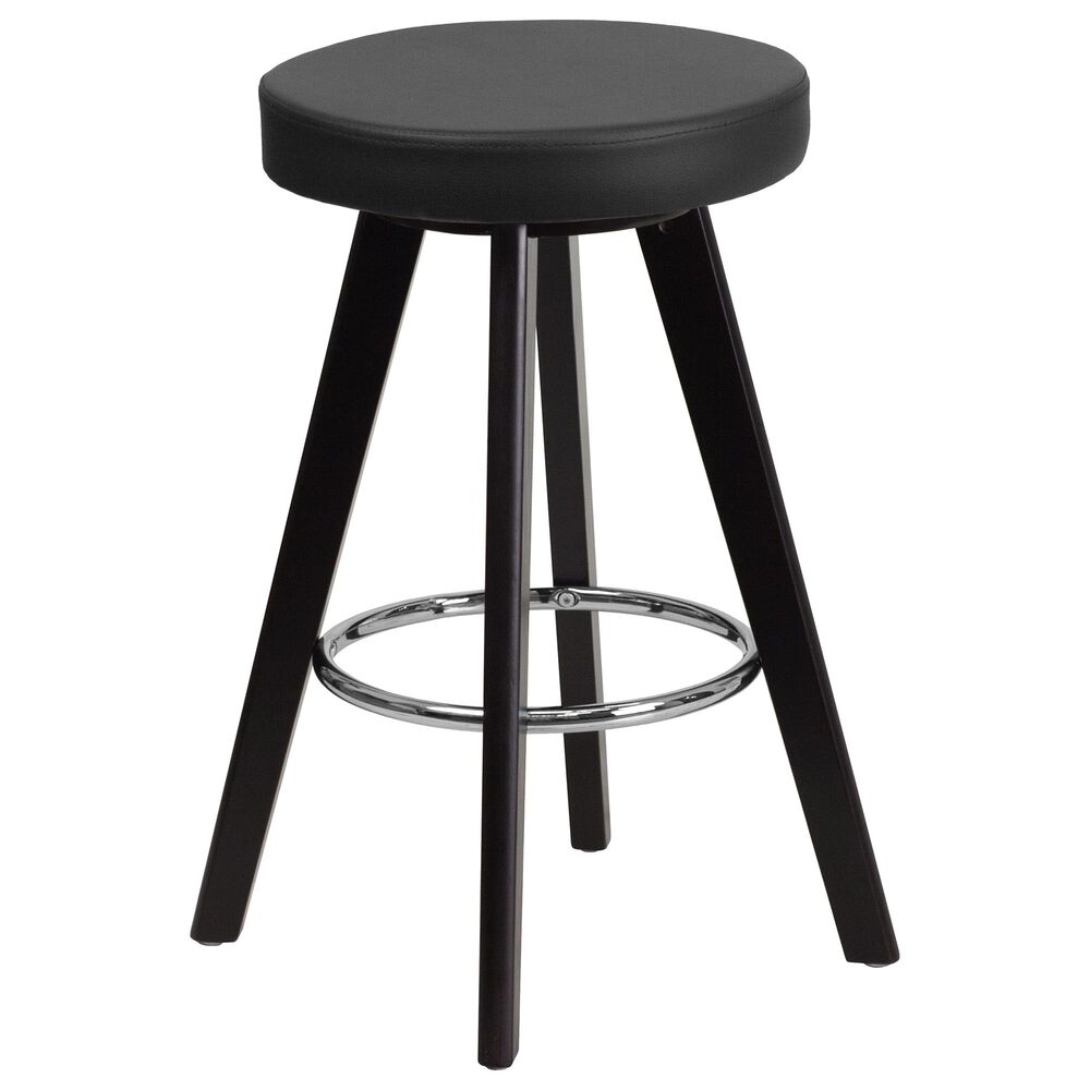 Flash Furniture Trenton 24" Counter Stool in Black, , large