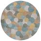 Dalyn Rug Company Kenner Seaside 8" Round Indoor/Outdoor Area Rug, , large