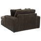 Ashley Midnight-Madness Oversized Chaise in Chocolate, , large