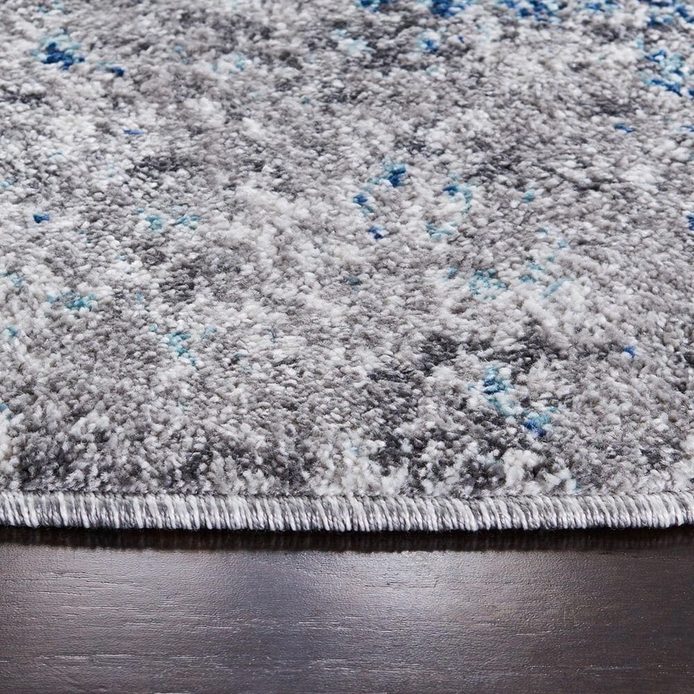 Safavieh Aston 3&#39; Round Navy and Gray Area Rug, , large