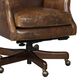 Hooker Furniture Imperial Empire Home Office Chair in Natchez Brown, , large