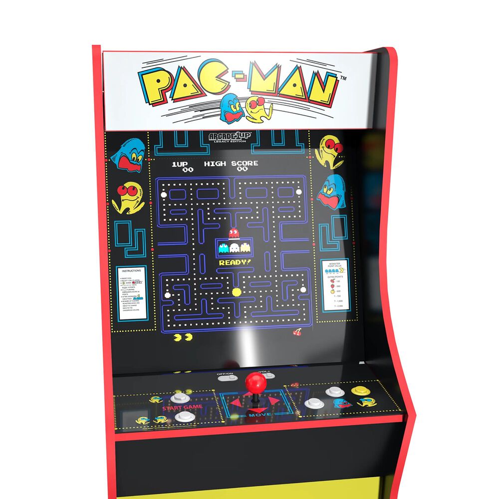 Arcade1up Pac-Man: Bandai Legacy Edition Arcade Game with Riser, , large