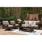 Ashley Monterey Point Patio Swivel Lounge Chair with Cushion in Dark Brown (Set of 2), , large