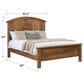 Briarwood American Timbers King Panel Bed in Turkish Coffee, , large