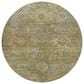 Dalyn Rug Company Silk Road Sage, Aloe, Fern, Copper and Ivory 8" Round Area Rug, , large