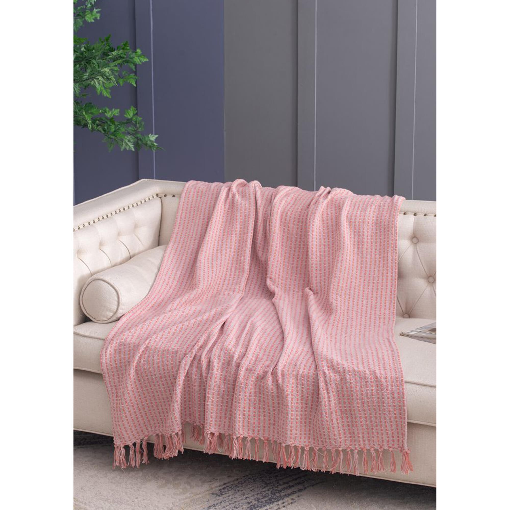 Pink large throw sales