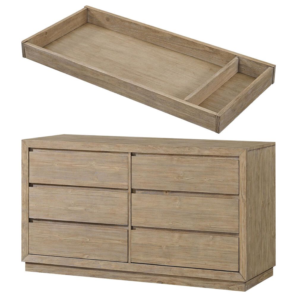 Eastern Shore Dresser And Changer Top in sandstone, , large