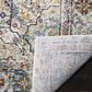 Safavieh Aria ARA199C 8" x 10" Cream and Blue Area Rug, , large