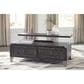 Ashley Todoe Lift Top Cocktail Table in Dark Gray, , large