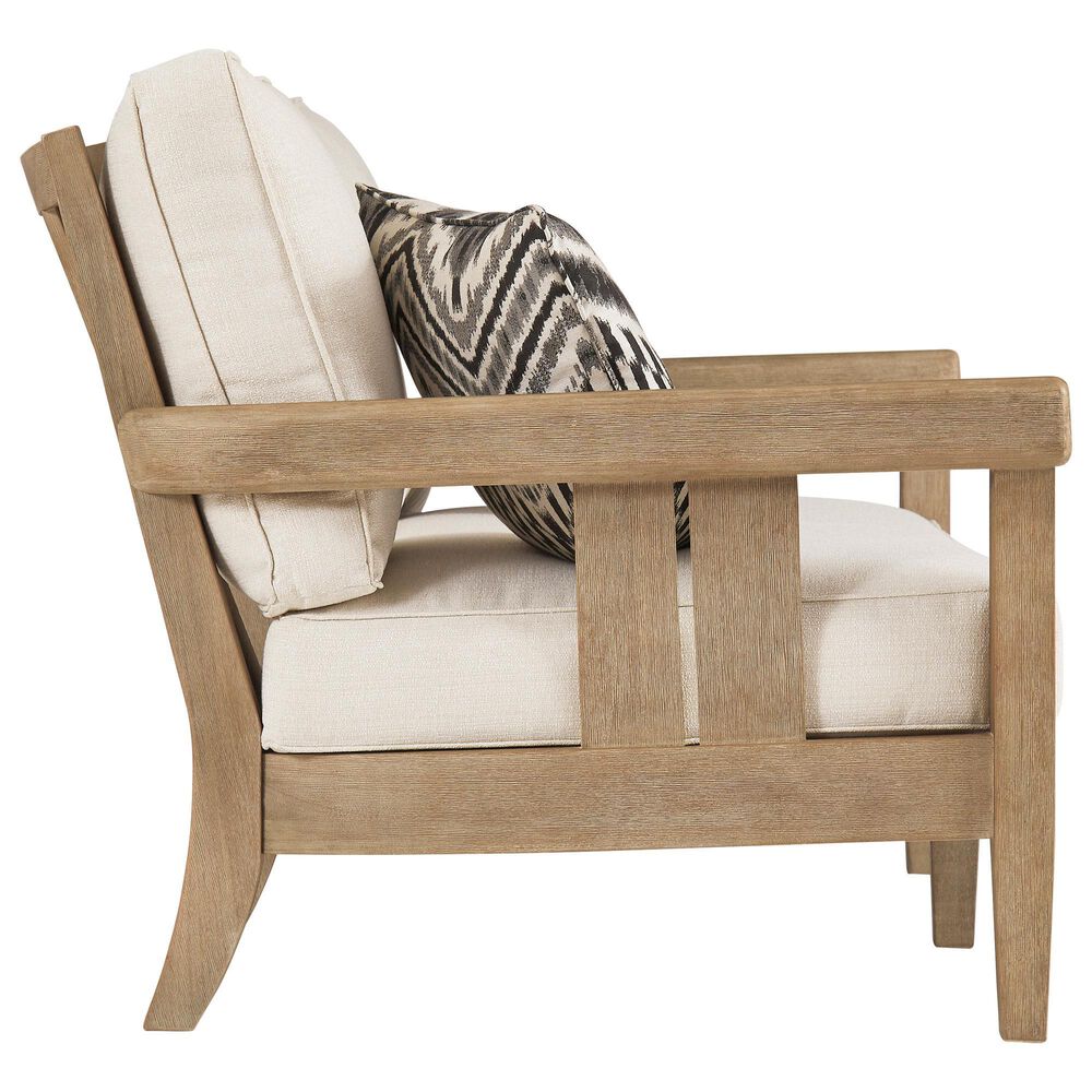 Ashley Gerianne 5-Piece Patio Conversation Set in Beige, , large