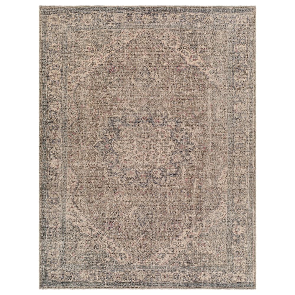 Surya Colin 9"3" x 12" Dusty Sage, Olive, Red, Black and Beige Area Rug, , large