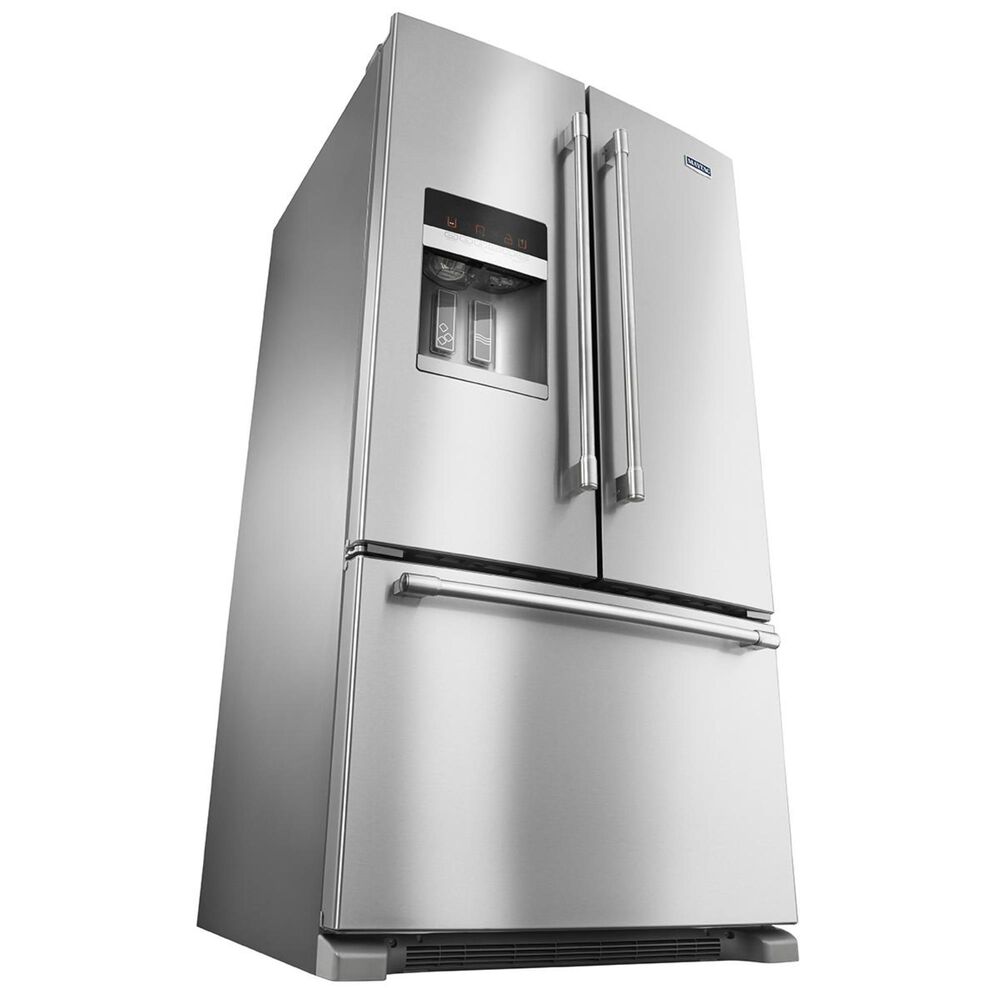 Maytag 25 Cu. Ft. 36In Wide French Door Refrigerator with PowerCold