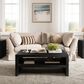 Jofran Dev 1-Shelf Coffee Table in Black, , large