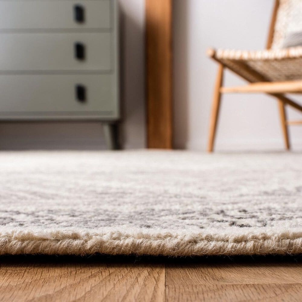 Safavieh Micro-Loop 3&#39; x 5&#39; Ivory and Light Brown Area Rug, , large