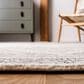 Safavieh Micro-Loop 3" x 5" Ivory and Light Brown Area Rug, , large
