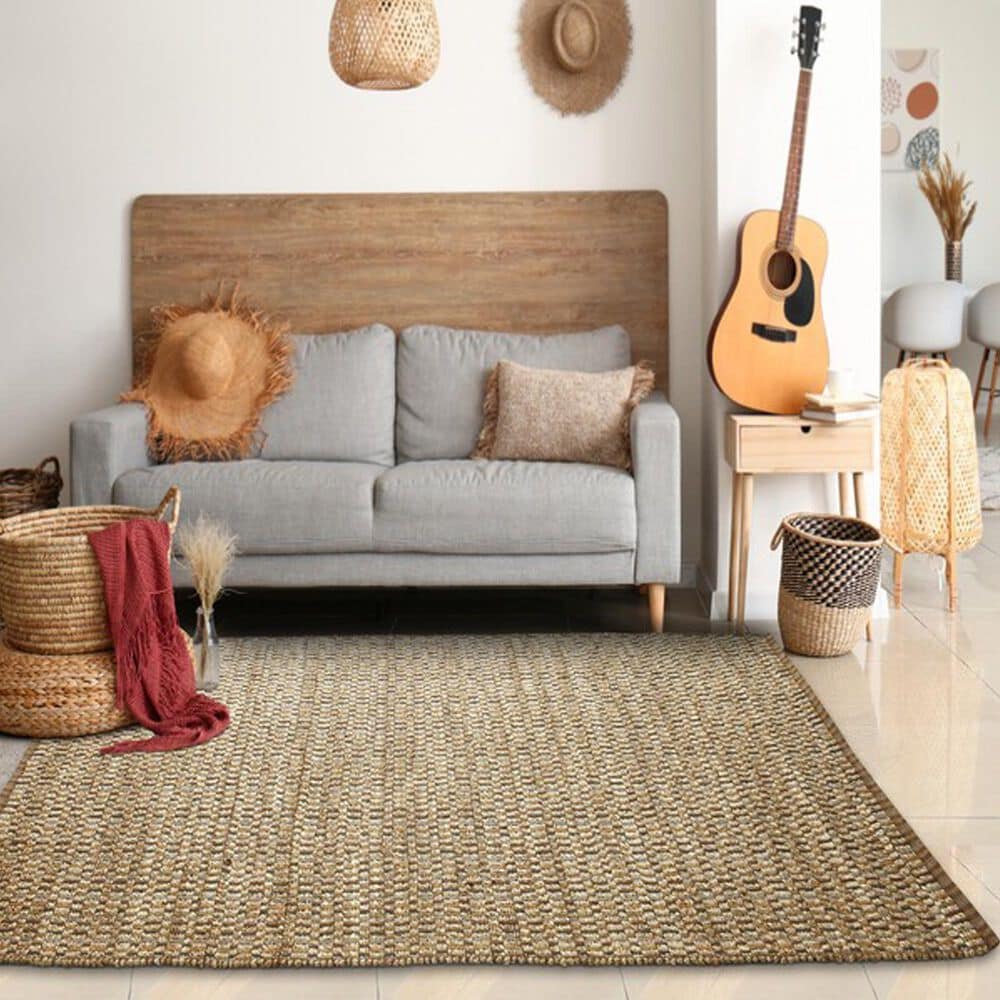 L&amp;R Resources Natural Fiber 03306 Hebrides 9' x 12' Area Rug, , large