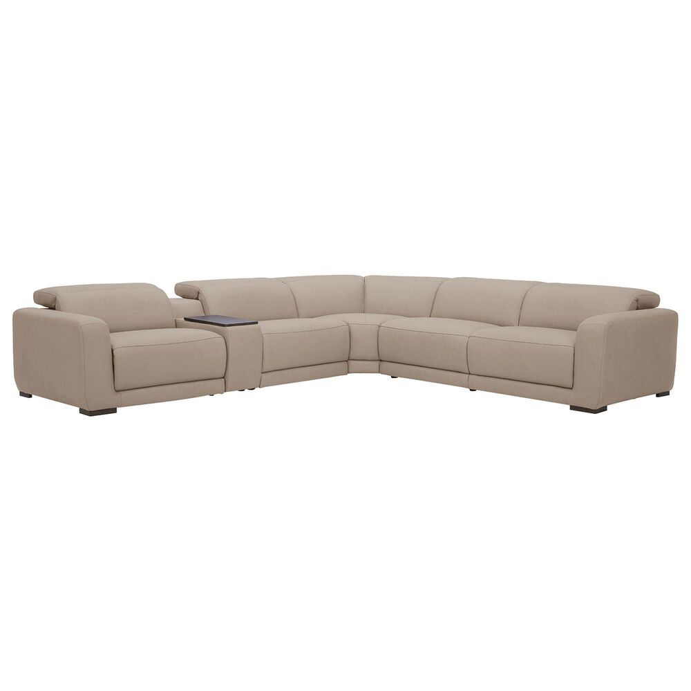 Interlochen 6-Piece Leather Power Reclining Sectional with Power Headrests, , large