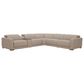 Interlochen 6-Piece Leather Power Reclining Sectional with Power Headrests, , large