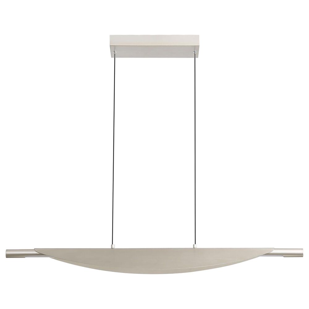 Golden Lighting Luma 42" 1-Light LED Linear Pendant in Sand Nickel, , large