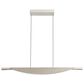 Golden Lighting Luma 42" 1-Light LED Linear Pendant in Sand Nickel, , large