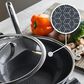 Green Pan Spectra 12" Wok with Lid in Stainless Steel, , large