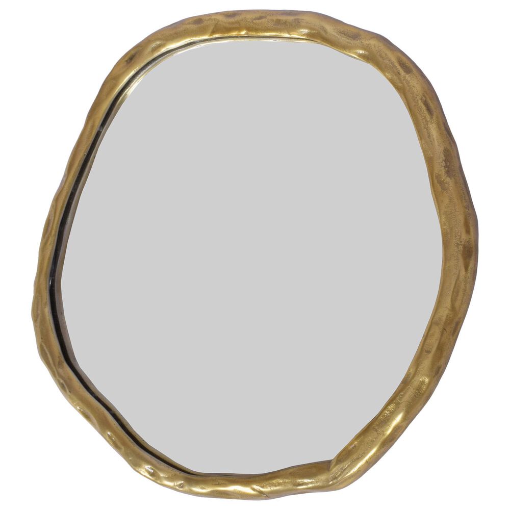Moe"s Home Collection Foundry Small Mirror in Gold, , large