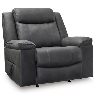 Ashley Status Check Manual Rocker Recliner in Shadow, , large