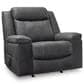 Ashley Status Check Manual Rocker Recliner in Shadow, , large