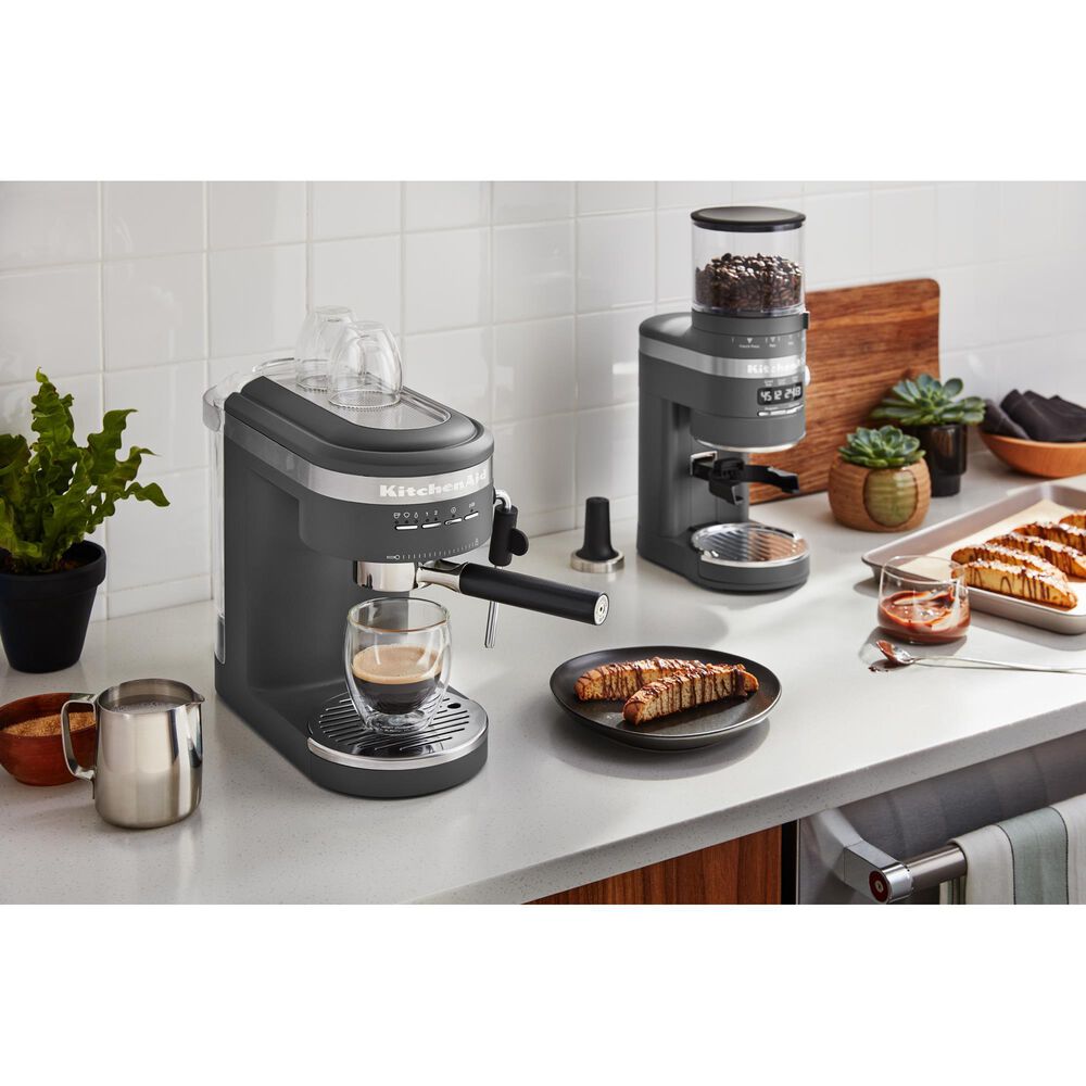 KitchenAid Burr Coffee Grinder in Matte Charcoal Grey, , large