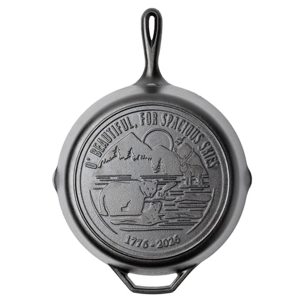 Lodge 12" 250th Anniversary Seasoned Skillet in Black, , large