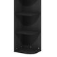 HOMLUX 5-Tier Corner Open Shelf Bookcase in Blackwood, , large